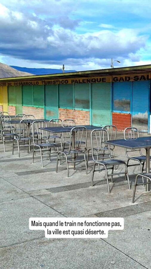Salinas, Équateur : la gare déserte