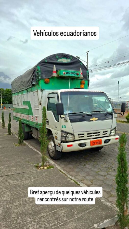 Véhicules équatoriens : un camion