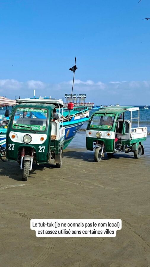 Véhicules équatoriens : un scooter 3 roues