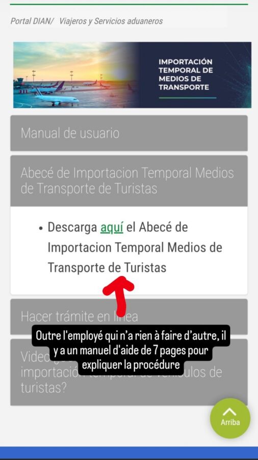 Passage de la frontière Équateur - Colombie : création compliquée du permis d'importation temporaire de notre véhicule