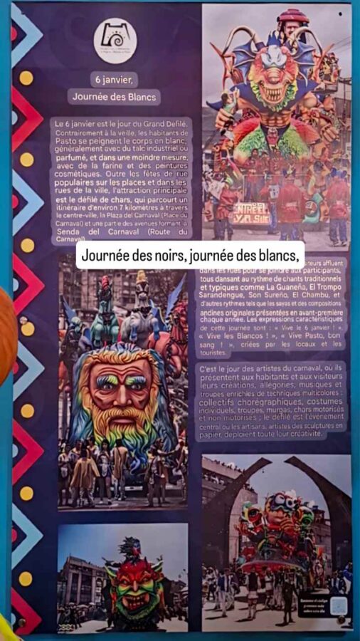 Carnaval Negros y Blancos, Pasto, Colombie : 6 Janvier Journée des Blancs