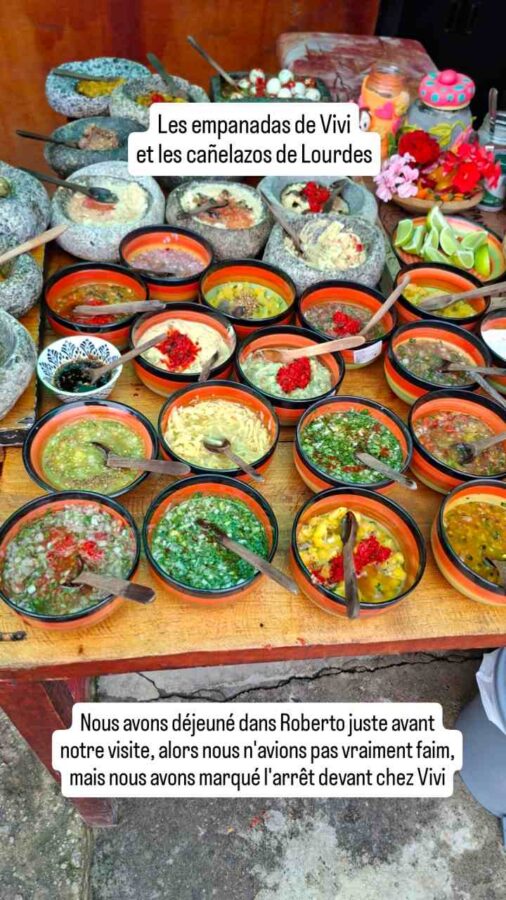 La laguna Cocha, Pasto, Colombie : les empanadas de Vivi