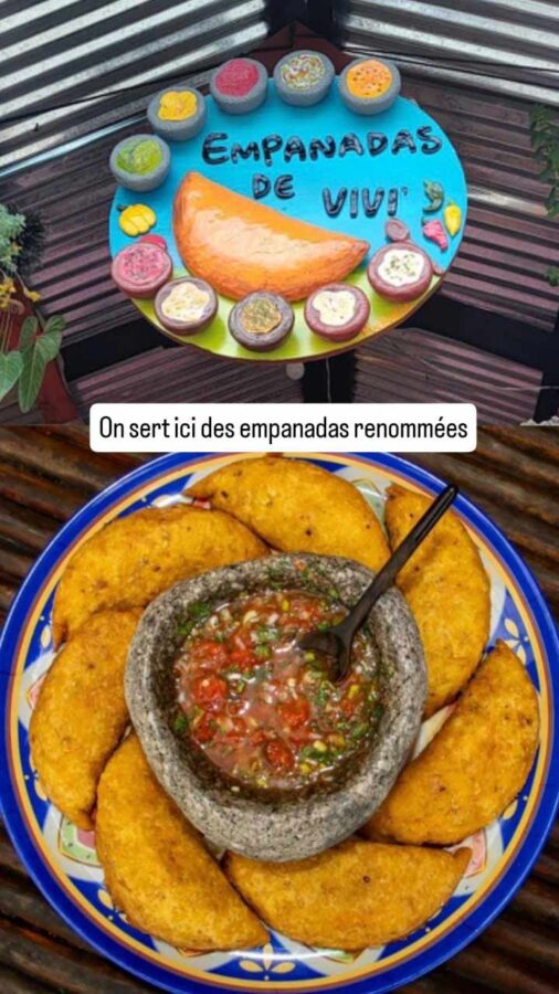 La laguna Cocha, Pasto, Colombie : les empanadas de Vivi