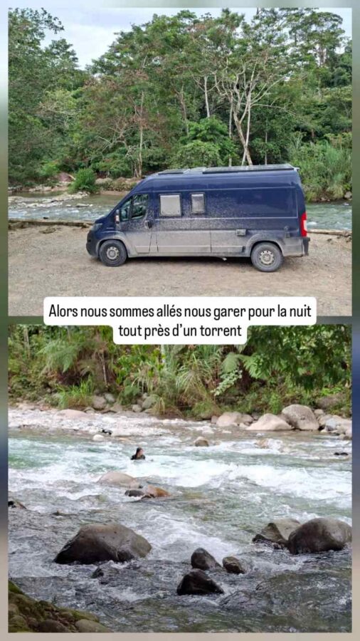 La route du tremplin de la mort, de Pasto à Mocoa, Colombie : Roberto tout boueux