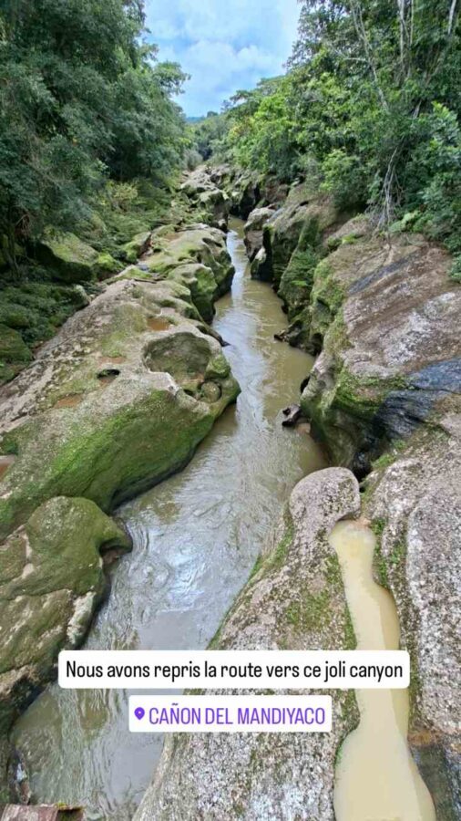 Canyon du Mandiyaco, Colombie
