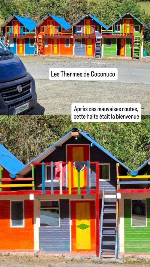 Thermes d'eau bouillante, Coconuco, Colombie