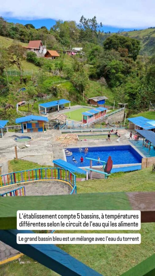Thermes d'eau bouillante, Coconuco, Colombie