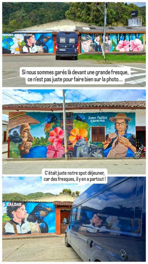 Art mural, Silvia, Colombie, Misak