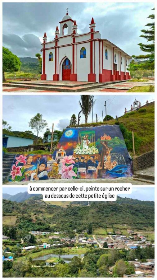 Art mural, Silvia, Colombie, Misak