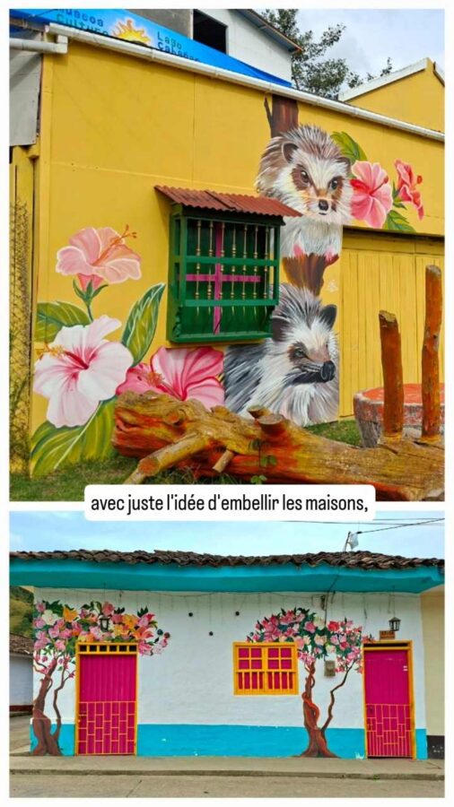 Art mural, Silvia, Colombie, Misak