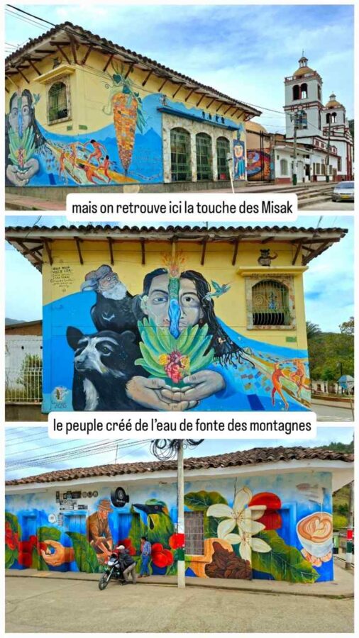 Art mural, Silvia, Colombie, Misak