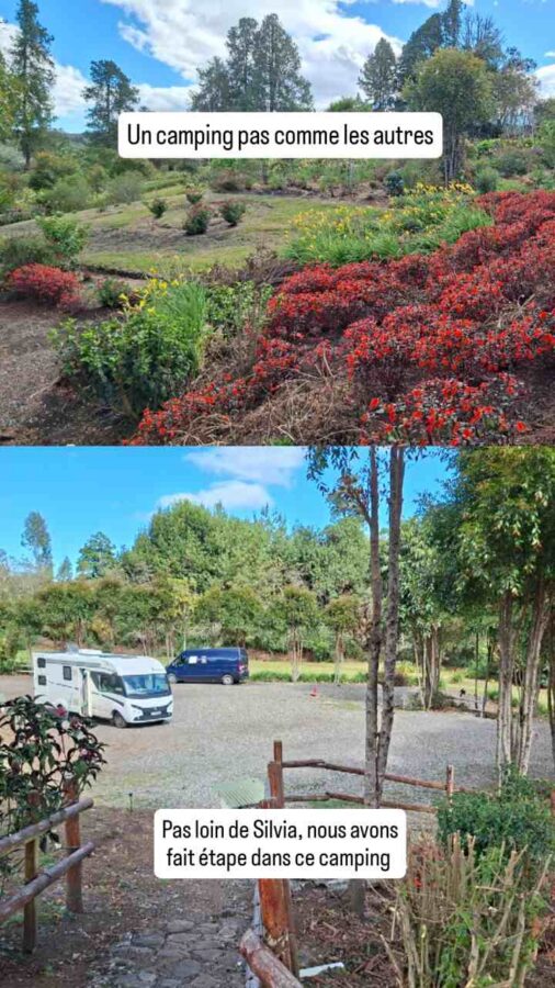 Camping La Bonanza, Silvia, Colombie, aire de stationnement