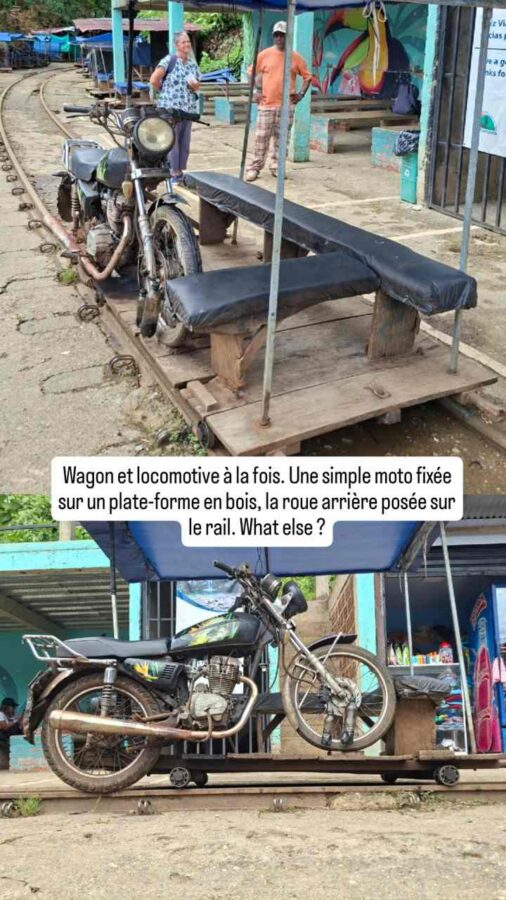 Brujitas, Moto-rail, San Cipriano, Colombie