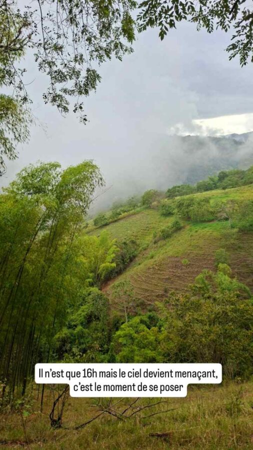 Camping sans nom près de Salamina, Colombie