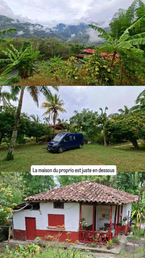 Camping sans nom près de Salamina, Colombie