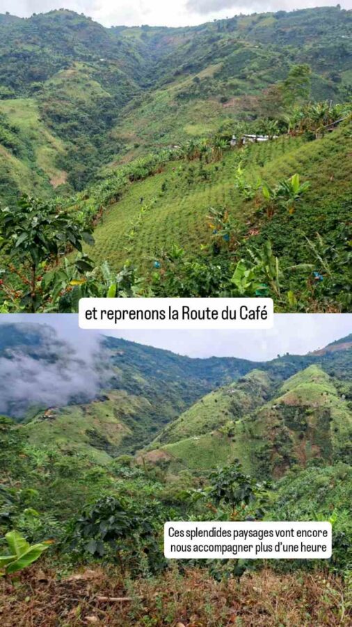 La route du café entre Salamina et Aguadas, Colombie