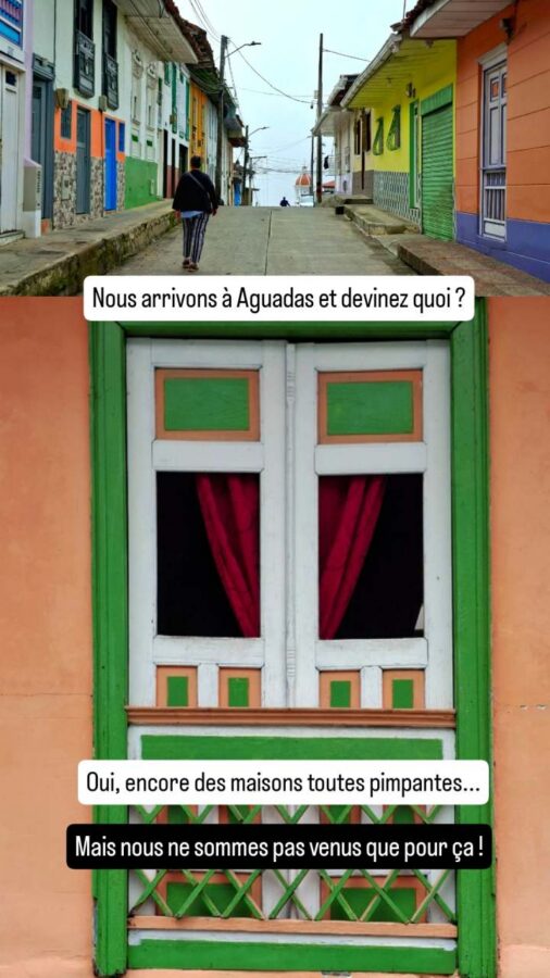 La route du café entre Salamina et Aguadas, Colombie