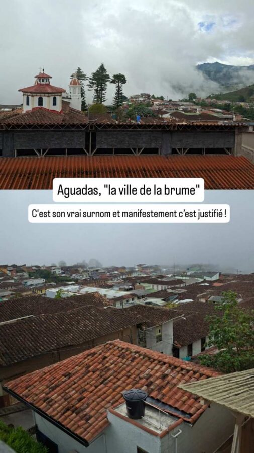 Aguadas, ville de la brume, Colombie