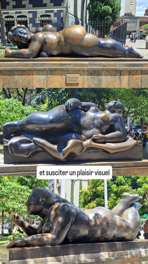 Sculptures, Place Botero, Medellín, Colombie
