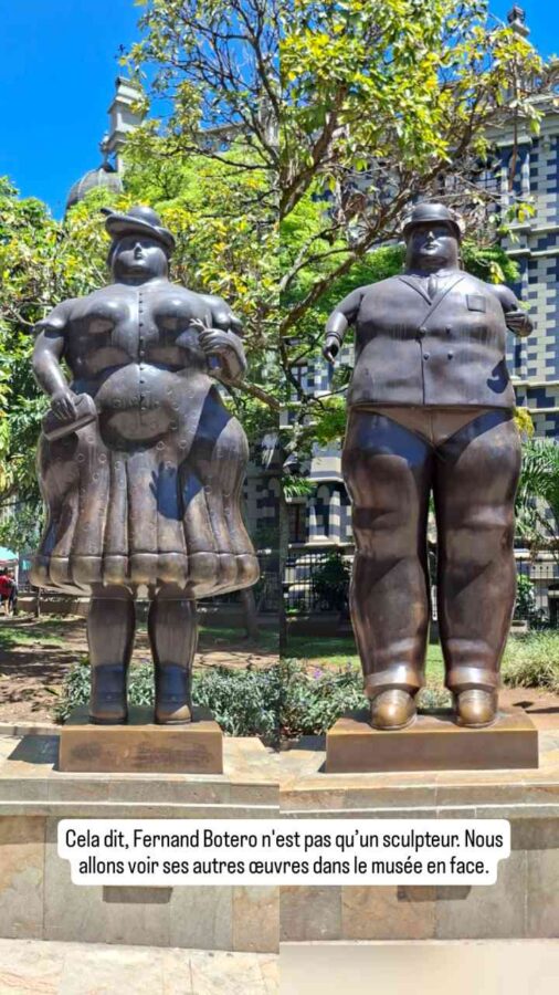 Sculptures, Place Botero, Medellín, Colombie