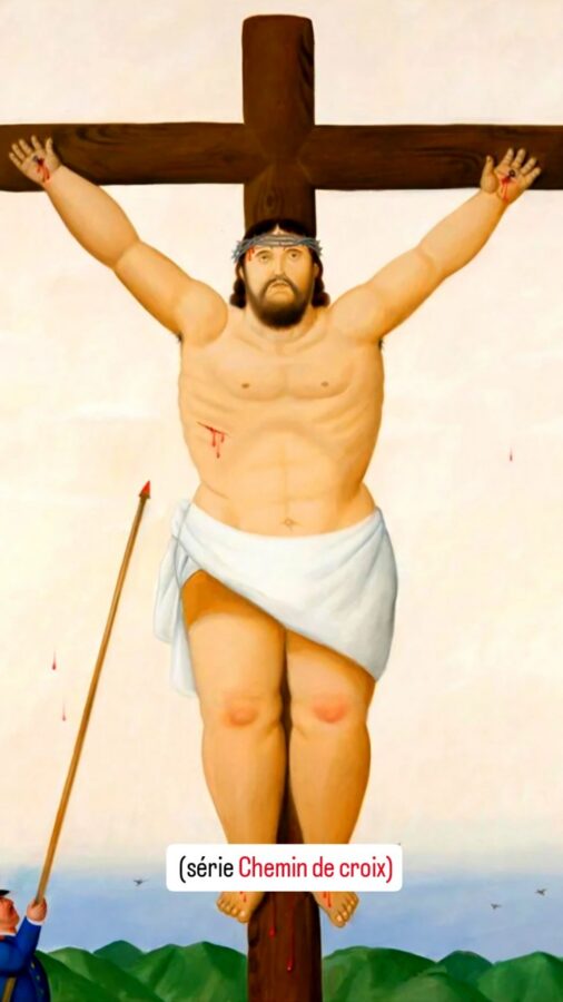 Peinture, Fernando Botero, Musée d'Antioquia, Medellín, Colombie