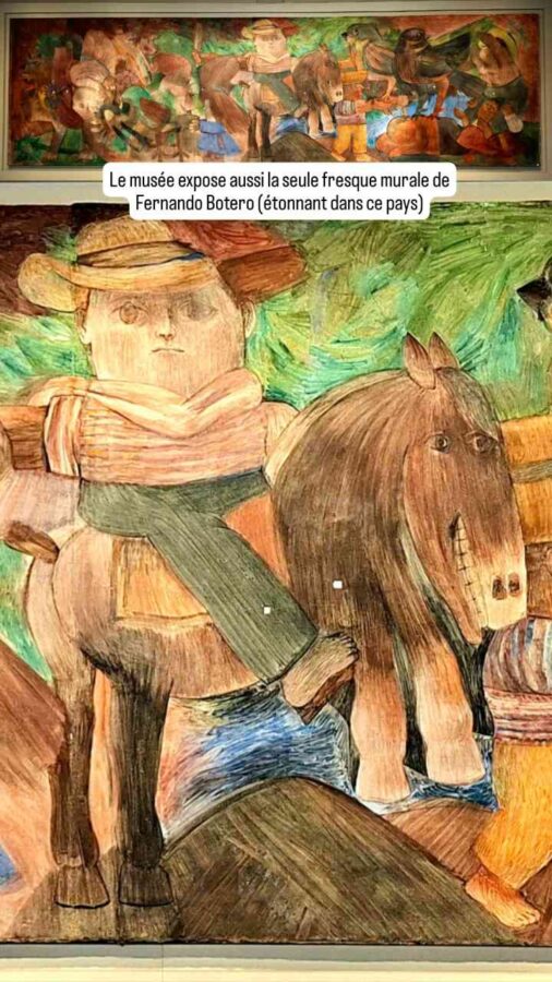 Fresque, Fernando Botero, Musée d'Antioquia, Medellín, Colombie