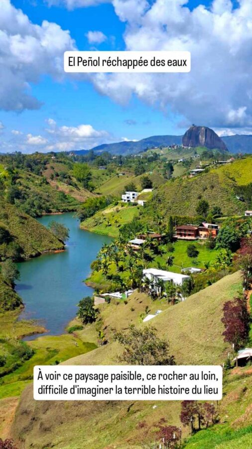 El Peñol, réchappée des eaux, Colombie