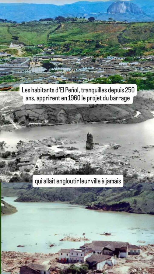El Peñol, réchappée des eaux, Colombie