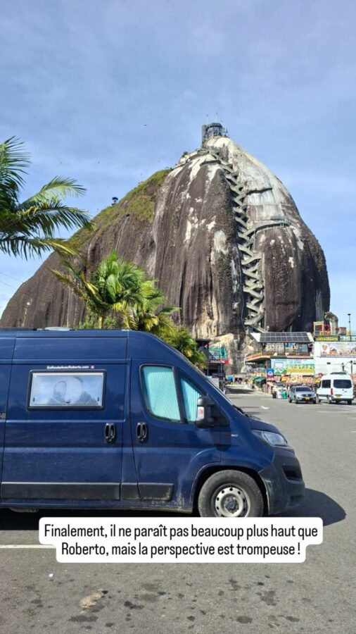 Le rocher d'El Peñol, Colombie