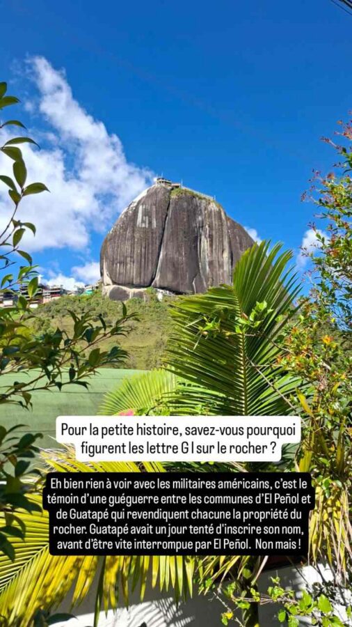 Le rocher d'El Peñol, Colombie