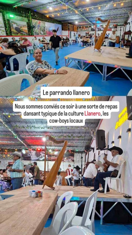 Parrando llanero : le repas dansant de bienvenue