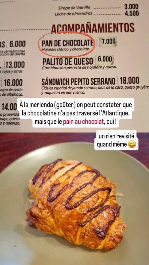 Bogotá, Colombie, restauration rapide, pain au chocolat