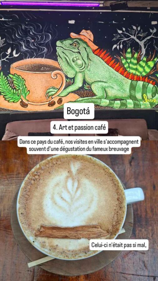 Bogotá, Colombie, art du café