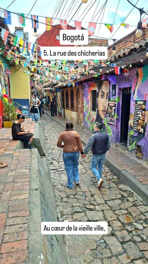 Bogotá, Colombie, rue des chicherias