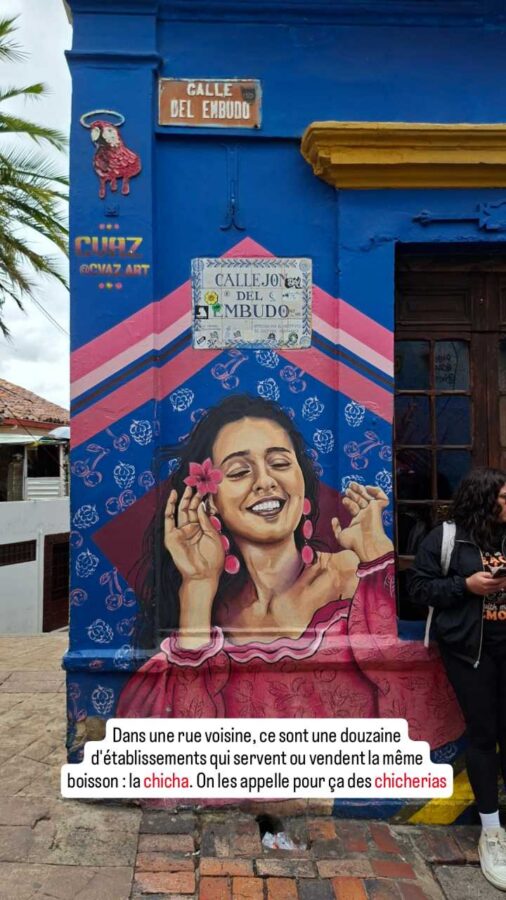 Bogotá, Colombie, rue des chicherias