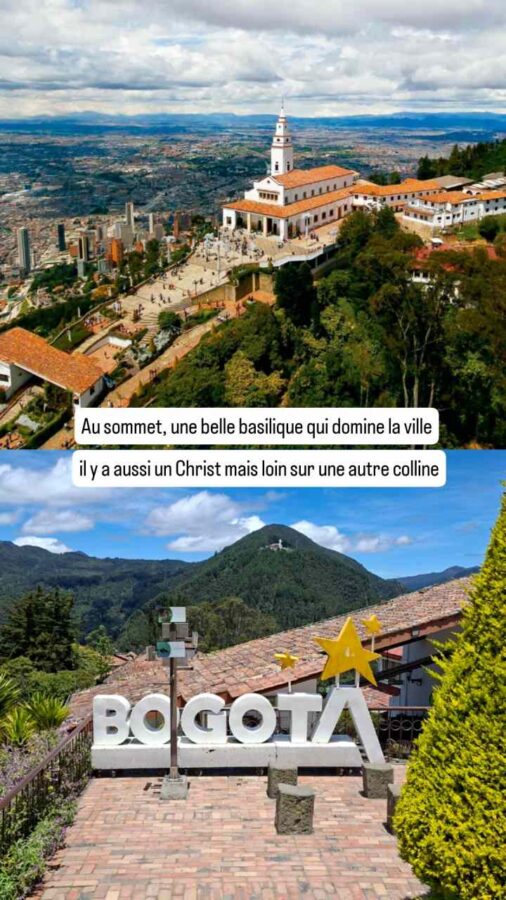 Bogotá, Colombie, la Colline de Montserrat et son funiculaire