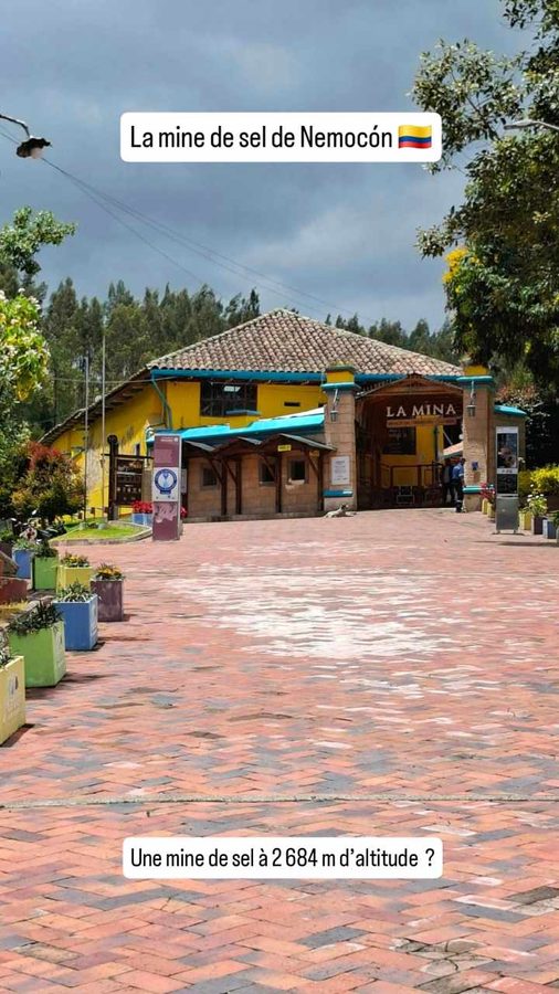 Mine de sel de Nemocón, Colombie, accès