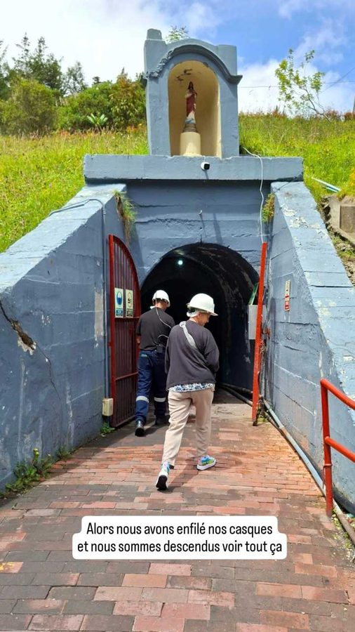Mine de sel de Nemocón, Colombie,  accès