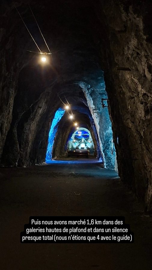 Mine de sel de Nemocón, Colombie,   galeries