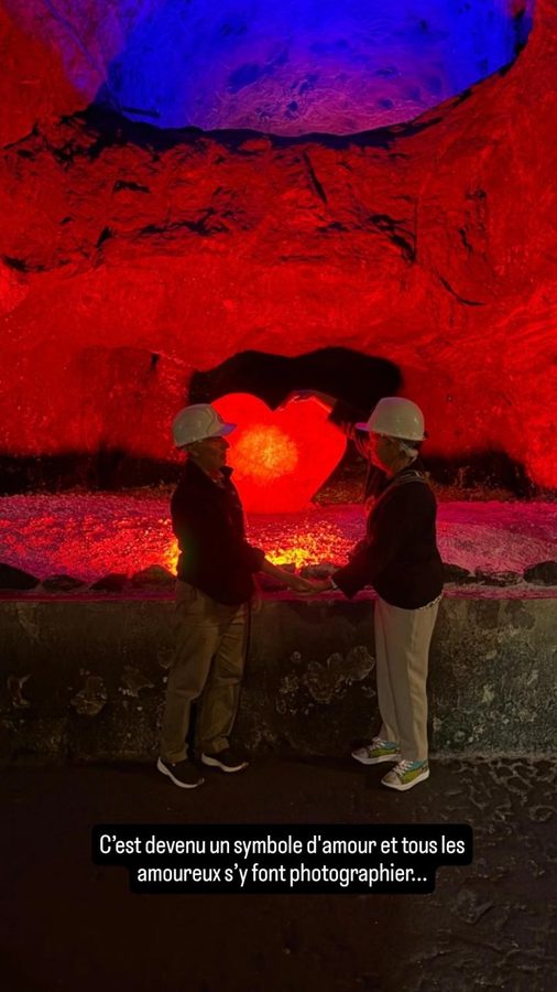 Mine de sel de Nemocón, Colombie,  coeur de sel