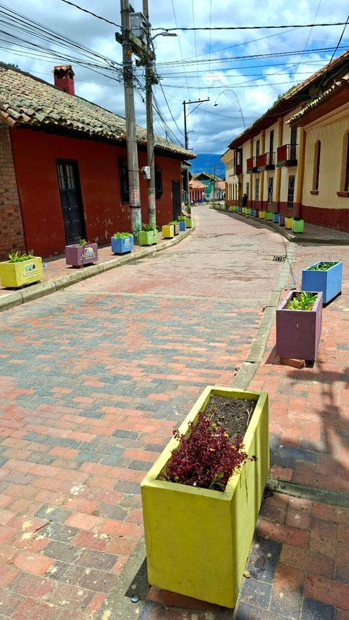 Nemocón, Colombie, rue principale