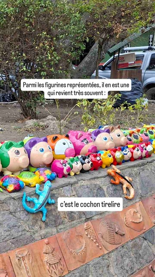 Ráquira, Colombie, les cochons tirelires