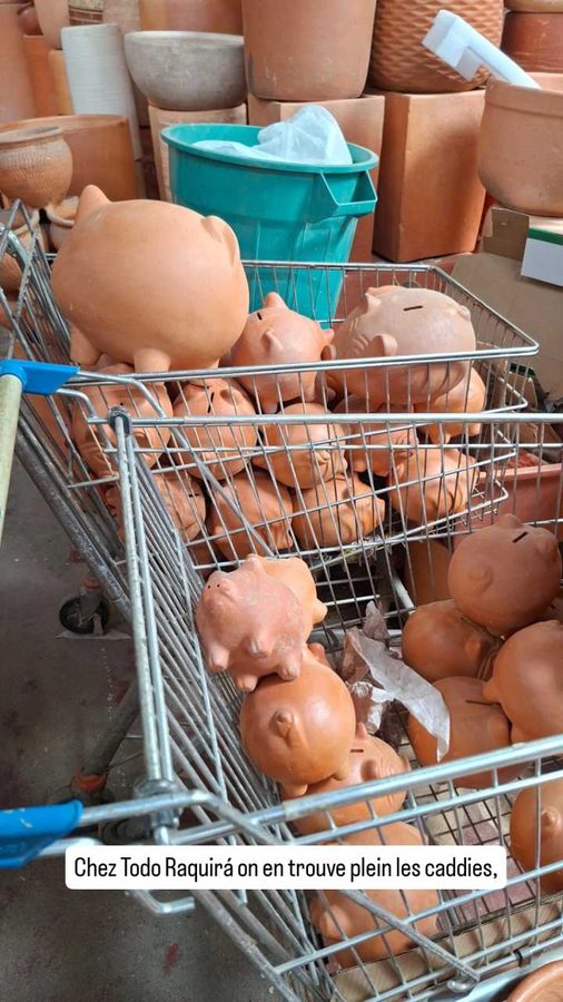 Ráquira, Colombie, les cochons tirelires