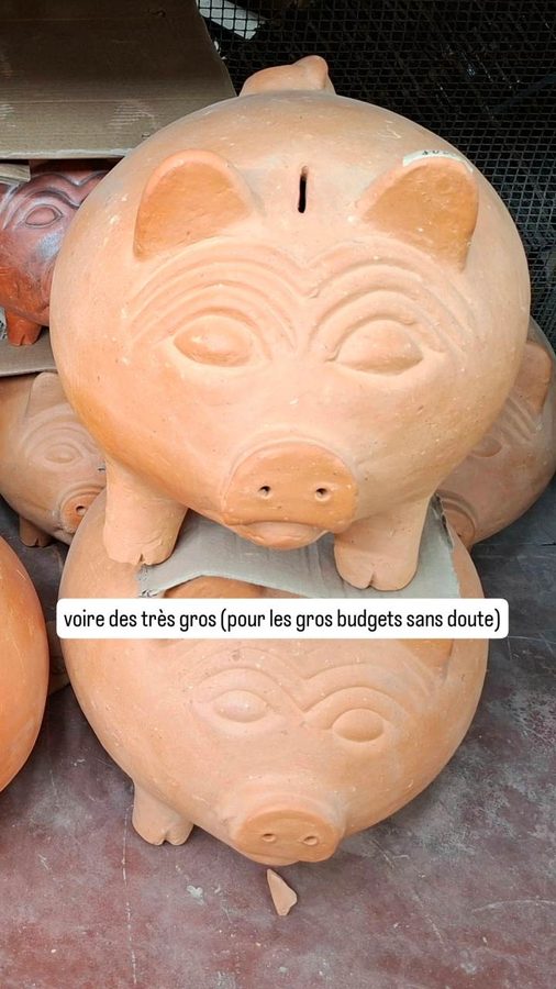 Ráquira, Colombie, les cochons tirelires