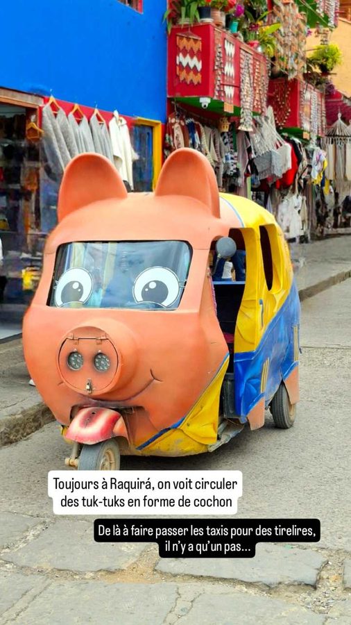 Ráquira, Colombie, les cochons tirelires