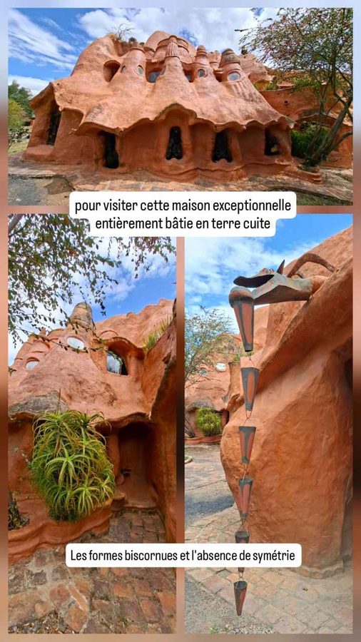 Maison en terre cuite d'Octavio Mendoza Morales, Villa de Leyva, Colombie