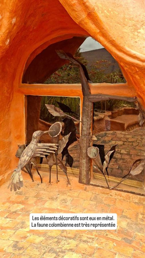 Maison en terre cuite d'Octavio Mendoza Morales, Villa de Leyva, Colombie