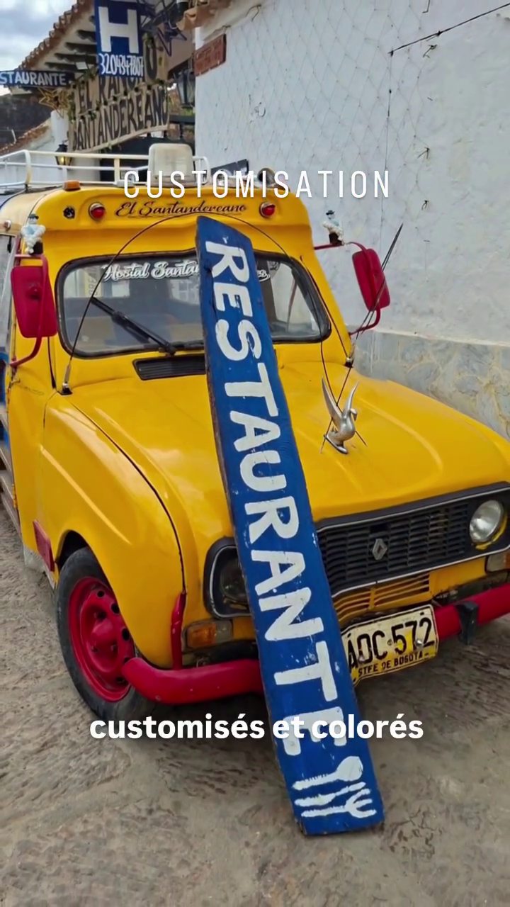 Customisation de véhicules colombiens, 4L Renault