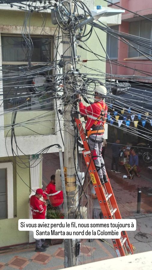 Santa Marta, Colombie : réseau électrique