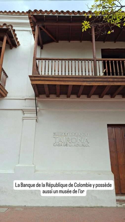 Santa Marta, Colombie : musée de l'or Tayrona